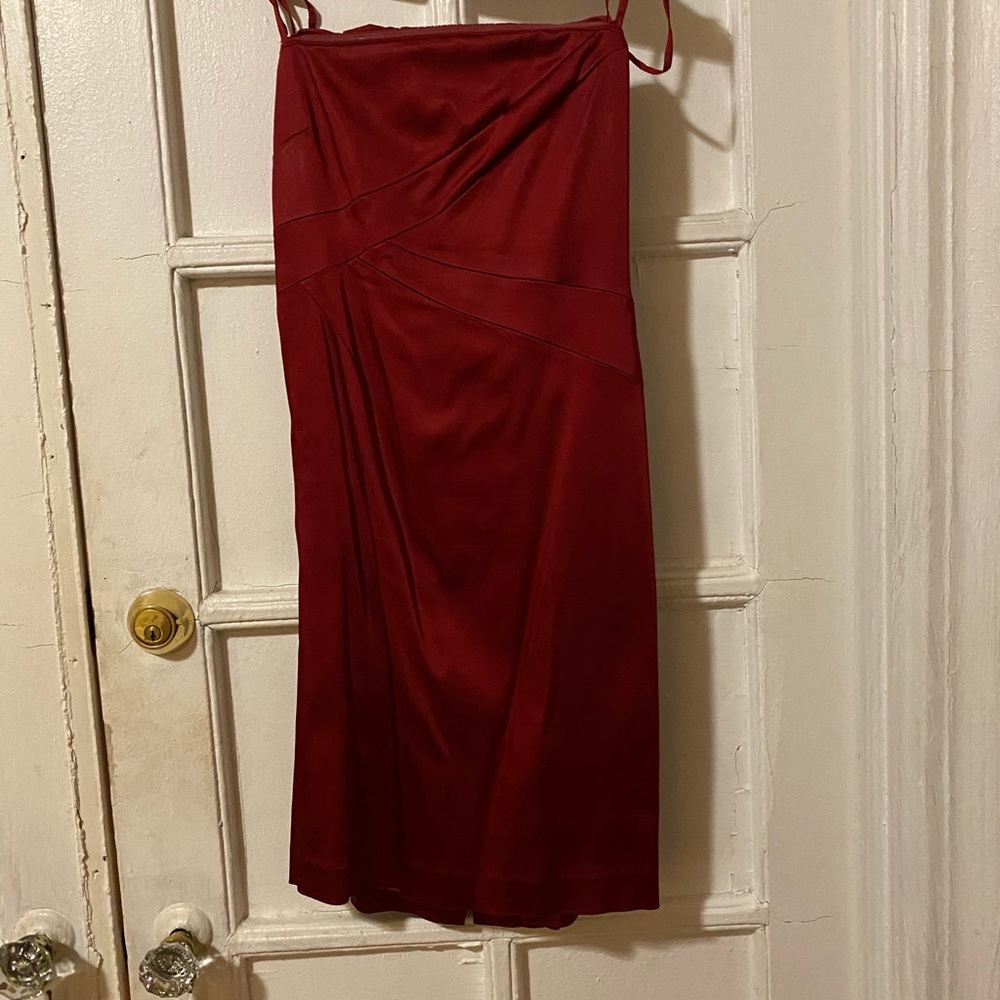 Tahari red mini dress